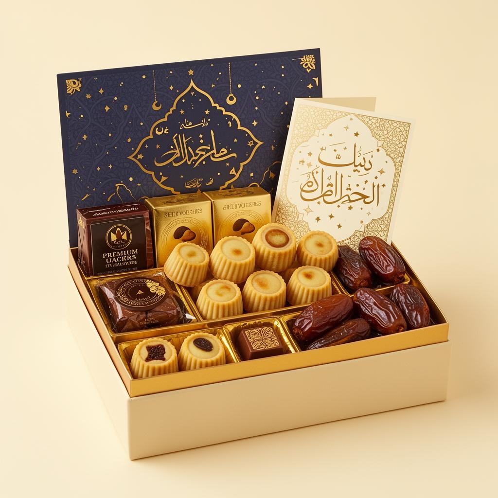 هدية العيد — باقة عيد أنيقة تجمع الفرح والحلا.